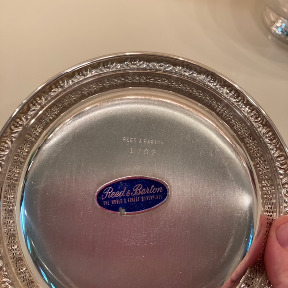 Silver plate bowl and saucer! - Picture 3 of 4